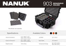 Nanuk 903 Case with Custom Foam for 12 Broadheads (Black)