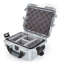 Nanuk 905 Case with Padded Divider (Silver)