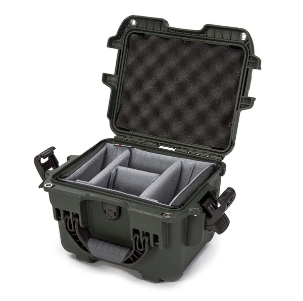 Nanuk 908 Case with Padded Divider (Olive)