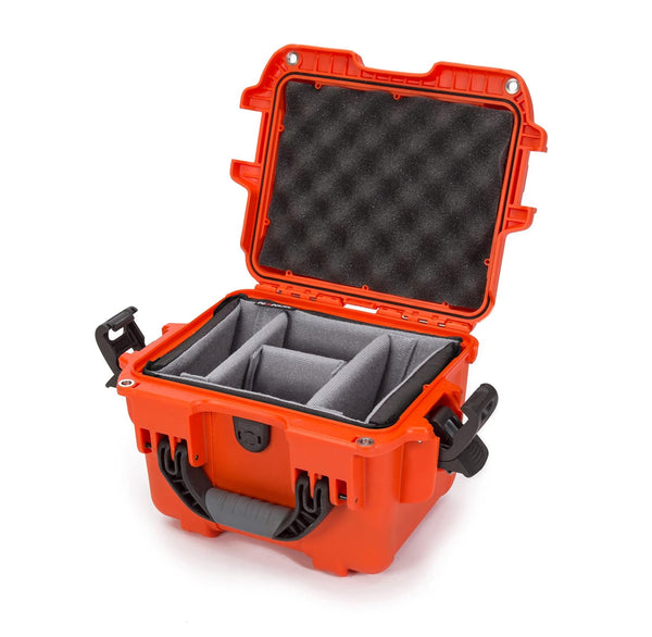 Nanuk 908 Case with Padded Divider (Orange)