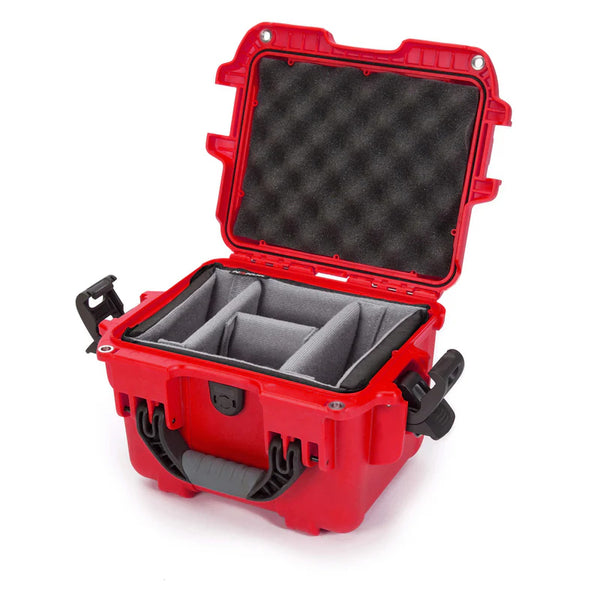 Nanuk 908 Case with Padded Divider (Red)