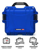 Nanuk 908 Case with Lid Organiser and Padded Divider (Blue)