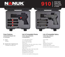 Nanuk 910 Case for Pistol Optic Ready (Black)