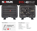 Nanuk 915 Case for 40 Knives (Orange)