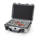 Nanuk 923 Case with Padded Divider (Silver)