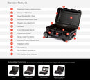 NANUK-R 935 Case with Padded Divider & Heavy Duty Wheels (Black)