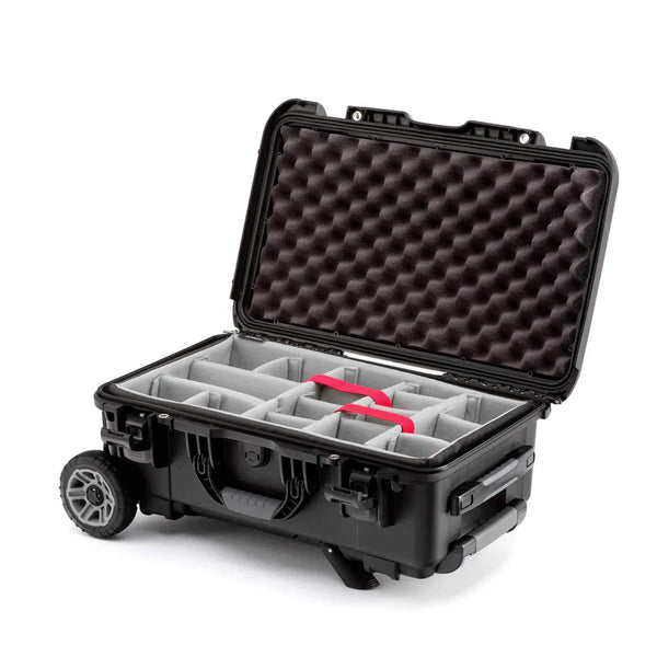 NANUK-R 935 Case with Padded Divider & Heavy Duty Wheels (Black)