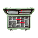 Nanuk 935 Case with Lid Organiser and Padded Divider (Sage)(Limited Edition)