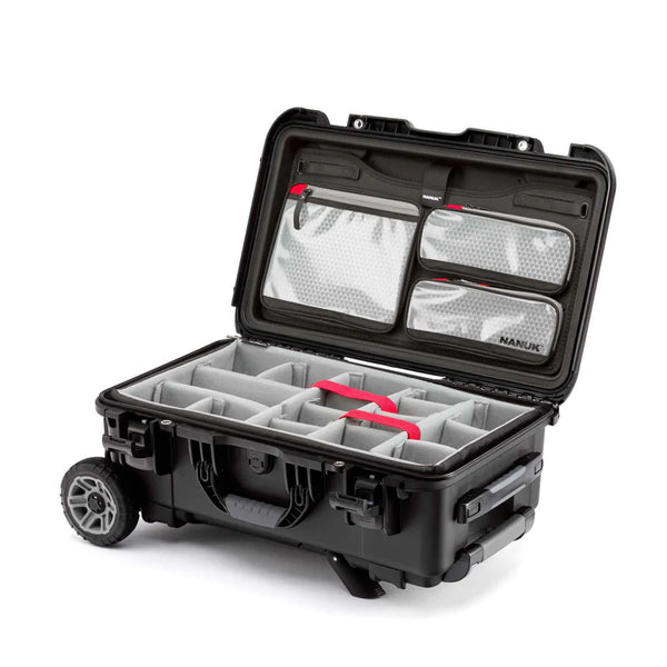 NANUK-R 935 Case with Padded Divider / Lid Organiser & Heavy Duty Wheels (Black)