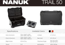 Nanuk 938 Trail 50 Gear Case (Orange)