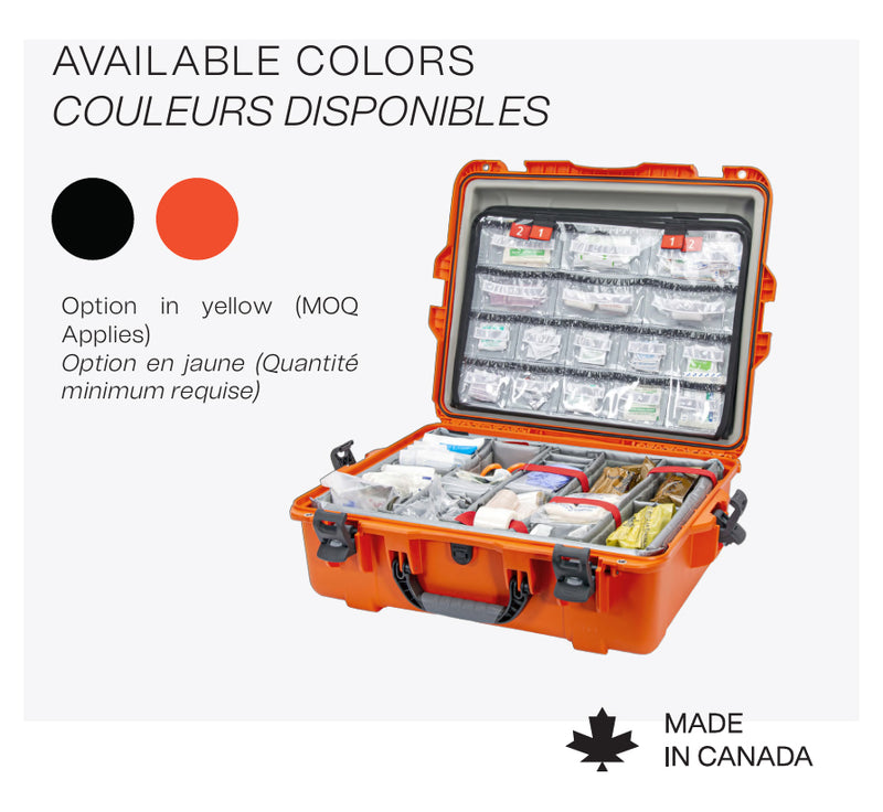 Nanuk 945 Case with EMS Lid Organiser / Padded Divider Kit (Black)