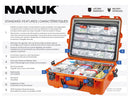 Nanuk 945 Case with EMS Lid Organiser / Padded Divider Kit (Black)