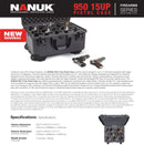 Nanuk 950 15 Up Pistol Case (Black)