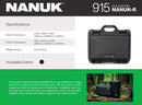 Nanuk 915 NANUK-R Collection Case with Padded Divider and Lid Organiser (Black)