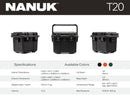 Nanuk T20 Top Loader Case with Cubed Foam (Orange)