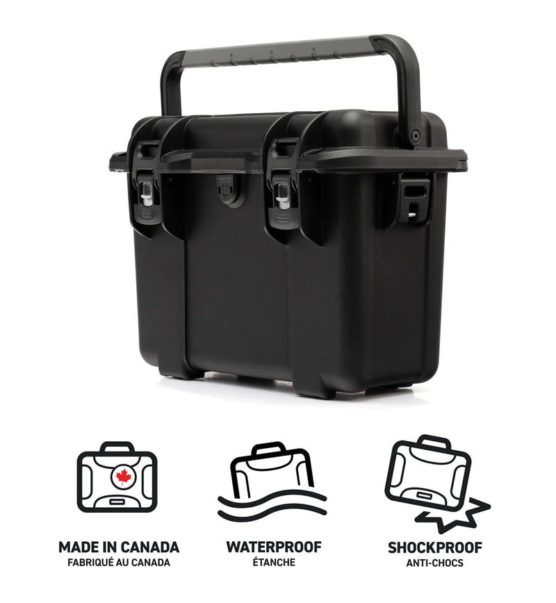 Nanuk T30 Top Loader Case with Padded Divider & Lid Organizer (Black)