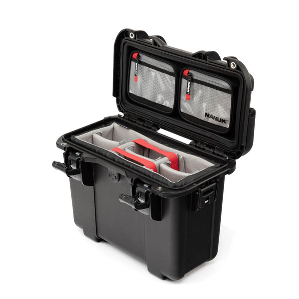 Nanuk T30 Top Loader Case with Padded Divider & Lid Organizer (Black)