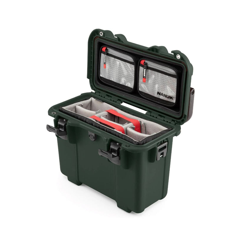 Nanuk T30 Top Loader Case with Padded Divider & Lid Organizer (Olive)