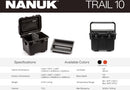 Nanuk Trail 10 Gear Case T20 R Collection (Orange)
