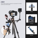 Neewer 63" Carbon Fiber Travel Tripod with 360° Panorama Ball Head