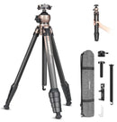 Neewer 63" Carbon Fiber Travel Tripod with 360° Panorama Ball Head
