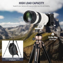 Neewer 63" Carbon Fiber Travel Tripod with 360° Panorama Ball Head