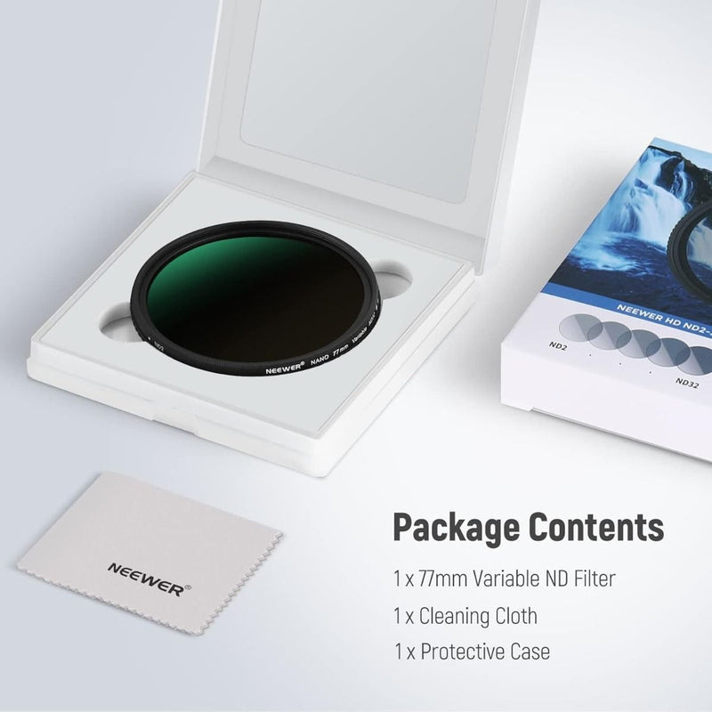 Neewer 77mm MRC HD VND Filter ND2-ND32