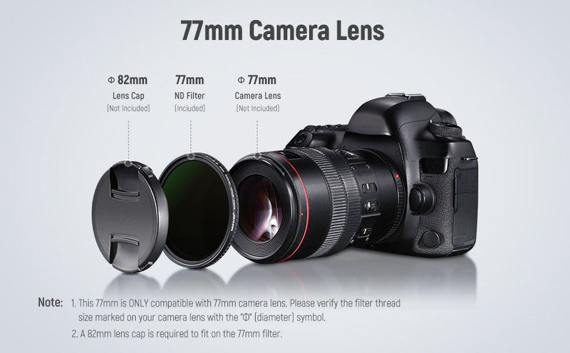 Neewer 77mm MRC HD VND Filter ND2-ND32
