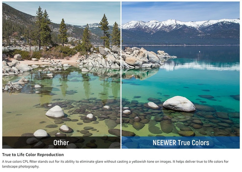 Neewer 82mm MRC HD True Colour CPL Filter