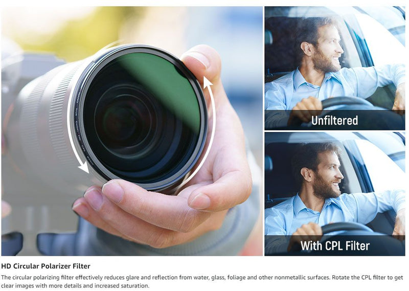 Neewer 82mm MRC HD True Colour CPL Filter