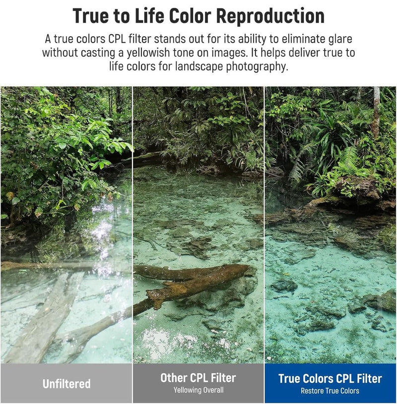 Neewer 82mm MRC HD True Colour CPL Filter