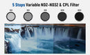 Neewer 82mm MRC HD VND Filter ND2-ND32 & CPL