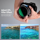 Neewer 82mm MRC HD VND Filter ND2-ND32 & CPL
