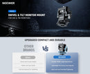 Neewer MA002 360° Swivel 180° Tilt Damping Monitor Mount with Cold Shoe