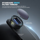 Freewell 1.33x Neutral Streak Anamorphic Lens with 17mm Mount for Freewell 17mm Mount iPhone Cases