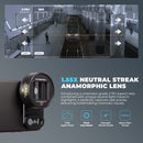 Freewell 1.55x Neutral Streak Anamorphic Lens with 17mm Mount for Freewell 17mm Mount iPhone Cases