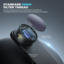 Freewell 1.55x Neutral Streak Anamorphic Lens with 17mm Mount for Freewell 17mm Mount iPhone Cases