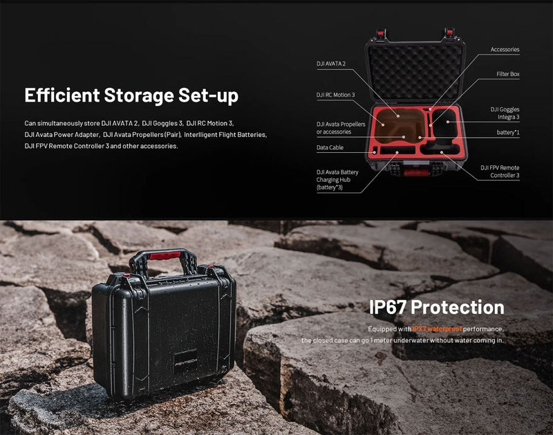 PGYTECH Safety Carrying Case for DJI Avata 2