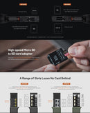 PGYTECH CFexpress CreateMate Card Reader Case Type B/SD (Classic Black)