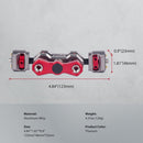 PhotoGear Double Ball Head Magic Arm with Retractable Pins and 1/4" Screw