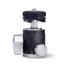 PhotoGear Mini 360° Panoramic Ball Head with 1/4" Screw & Cold-Shoe Mount