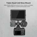 PhotoGear Tripple Cold Shoe Mount and ARRI 1/4" Base