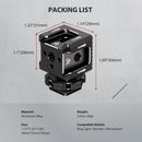 PhotoGear Tripple Cold Shoe Mount and ARRI 1/4" Base