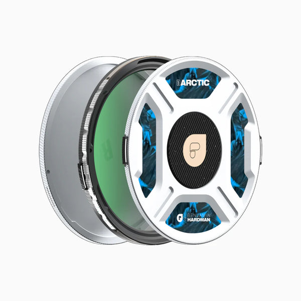 PolarPro Benjamin Hardman Arctic CP Helix MagLock Filter