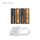 SmallRig AA Rechargeable Lithium Battery with USB-C 5768