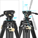 SmallRig AD-01Pro Heavy-Duty Fluid Head Tripod 3751P