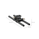 SmallRig Arca-Type Mount Plate with 15mm Dual Rod Clamp 6761