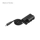 SmallRig Attachable Self-Coiling Dummy Battery Power Cable for USB-C for NP-F550 6416