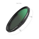 SmallRig Attachable VND Filter Kit ND2-ND32 (1-5 Stop) with M-mount Filter Adapter 67mm 4724