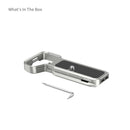 SmallRig Baseplate with Airtag Slot for Sony Alpha 7C II / Alpha 7CR (Silver) 5482